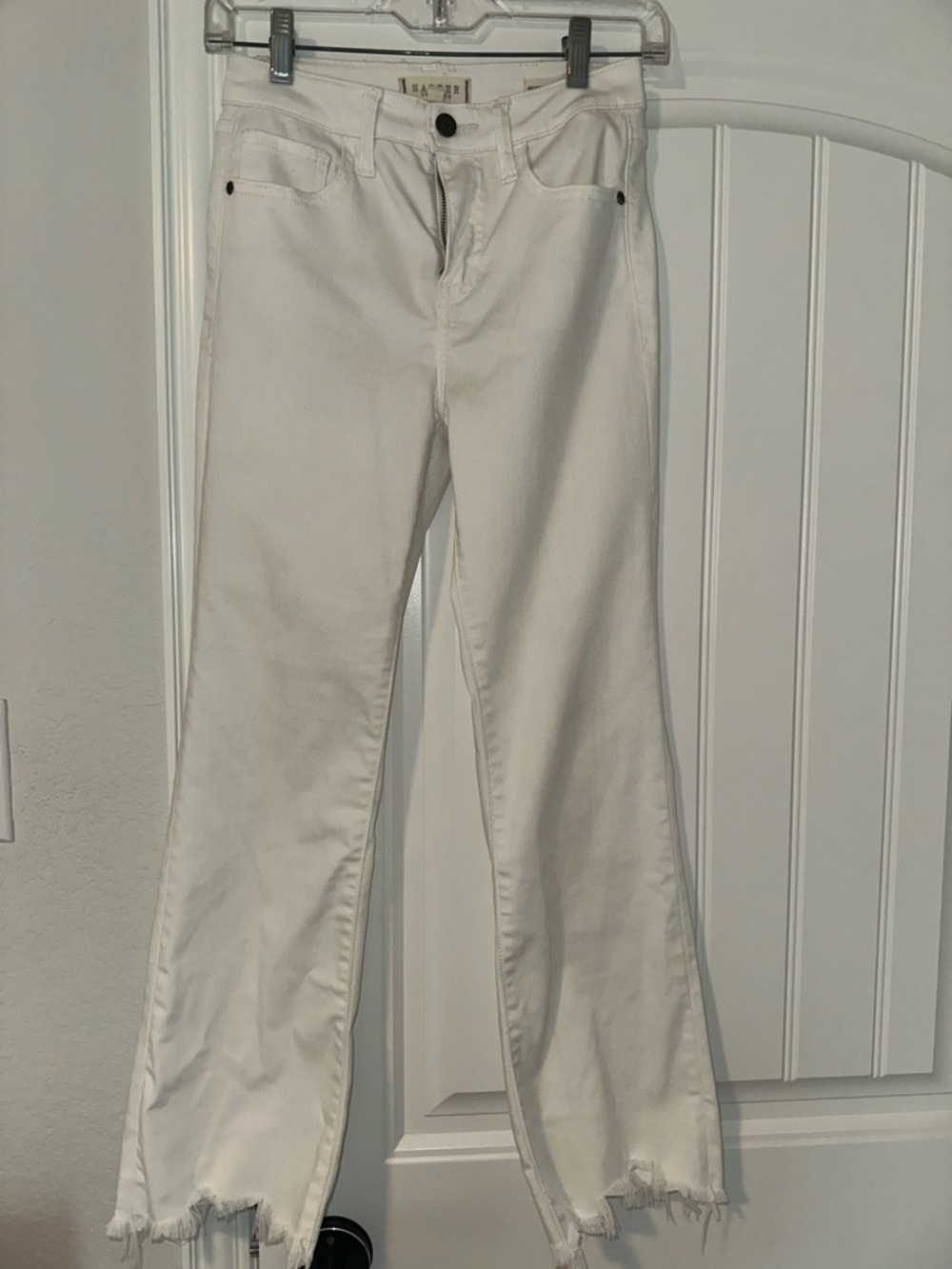 White Junior Flared Jeans 25 waist